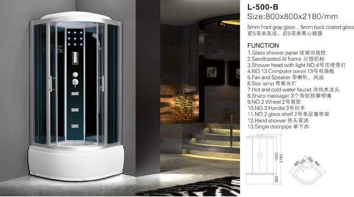 Black Shower Room